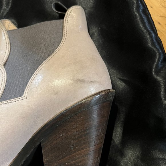 Acne Star Heeled Leather Booties - Picture 10 of 15